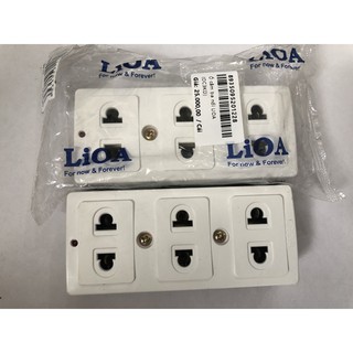 Ổ cắm ba nổi OC3KD - LIOA (DS)