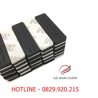 nam châm thẻ tên 3 viên màu đen