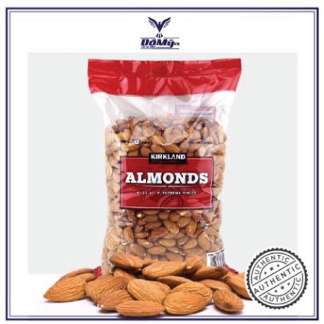 BÁN CHẠY NHẤT Hạt hạnh nhân Kirkland Almonds không muối 1.36kg của Mỹ BÁN CHẠY NHẤT