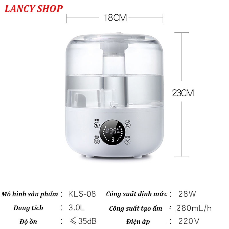 MÁY PHUN SƯƠNG TẠO ĐỘ ẨM KHÔNG KHÍ XÔNG HƠI MẶT – MÁY KHUẾCH TÁN TINH DẦU – VT6