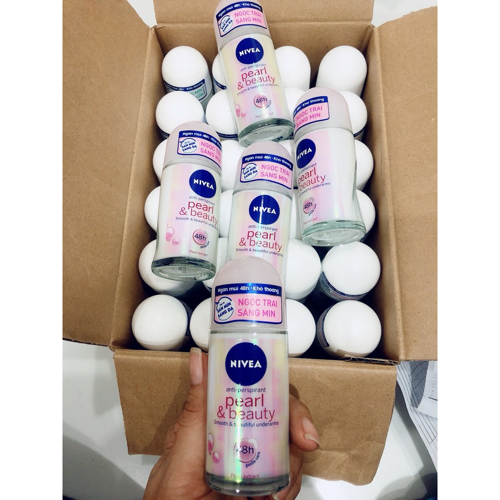Lăn Khử Mùi Ngọc Trai Sáng Mịn Nivea Pearl & Beauty 50ml | BigBuy360 - bigbuy360.vn