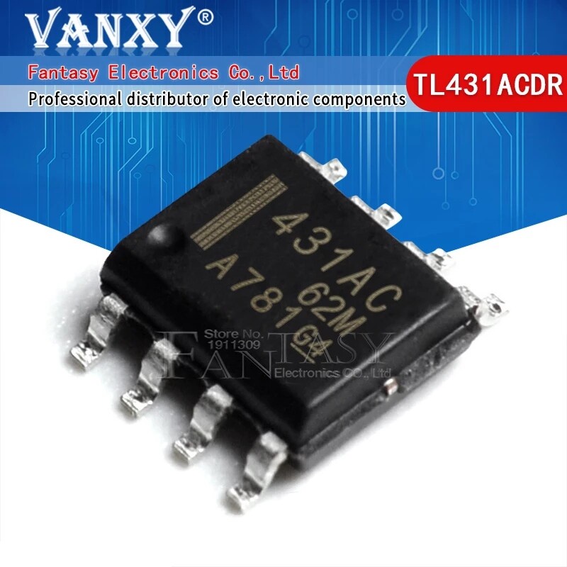 10 CHIẾC TL431ACDR SOP8 TL431AC SOP 431AC SMD TL431 SOP-8 TL431ACDT IC mới và nguyên bản