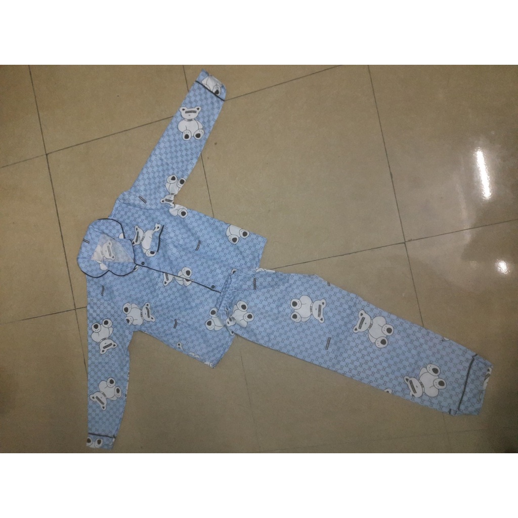 Bộ pijama tay dài quần dài hoạ tiết  vải kate thái mặc nhà siêu đẹp- Đồ ngủ nữ dài tay sau sinh