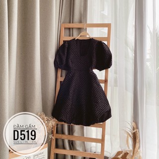 Bigsize Đầm gấm D519