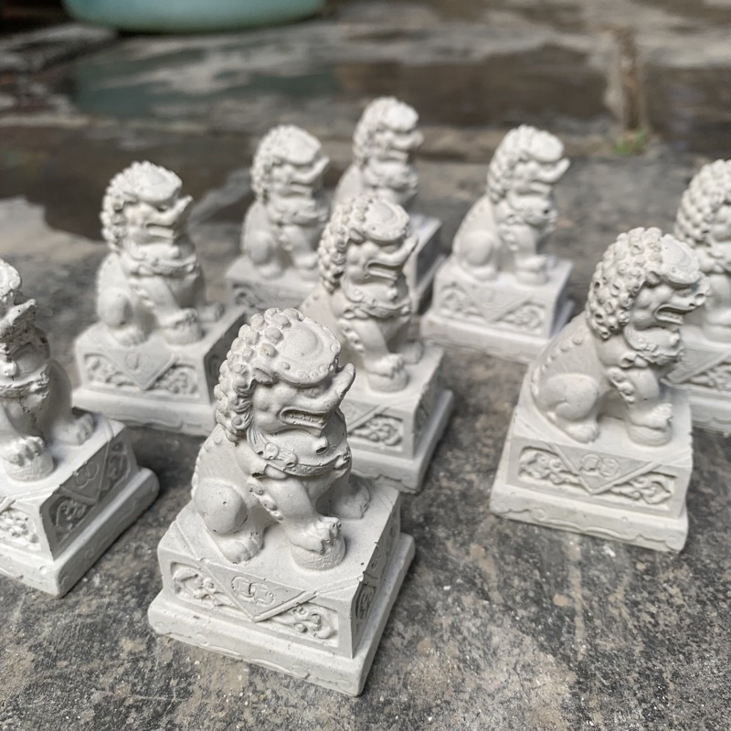 Tượng sư tử mini tiểu cảnh