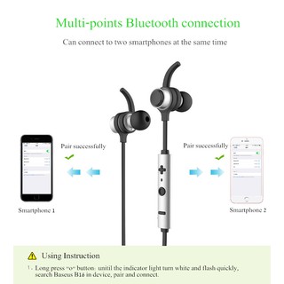 TAI NGHE BLUETOOTH BASEUS B16 COMMA
