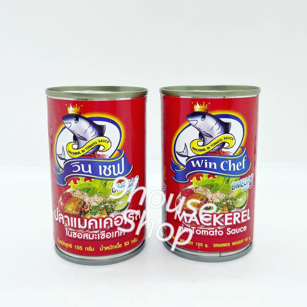 01 Hộp Cá Mòi Sốt Cà Win Chef Thái Lan 155gram