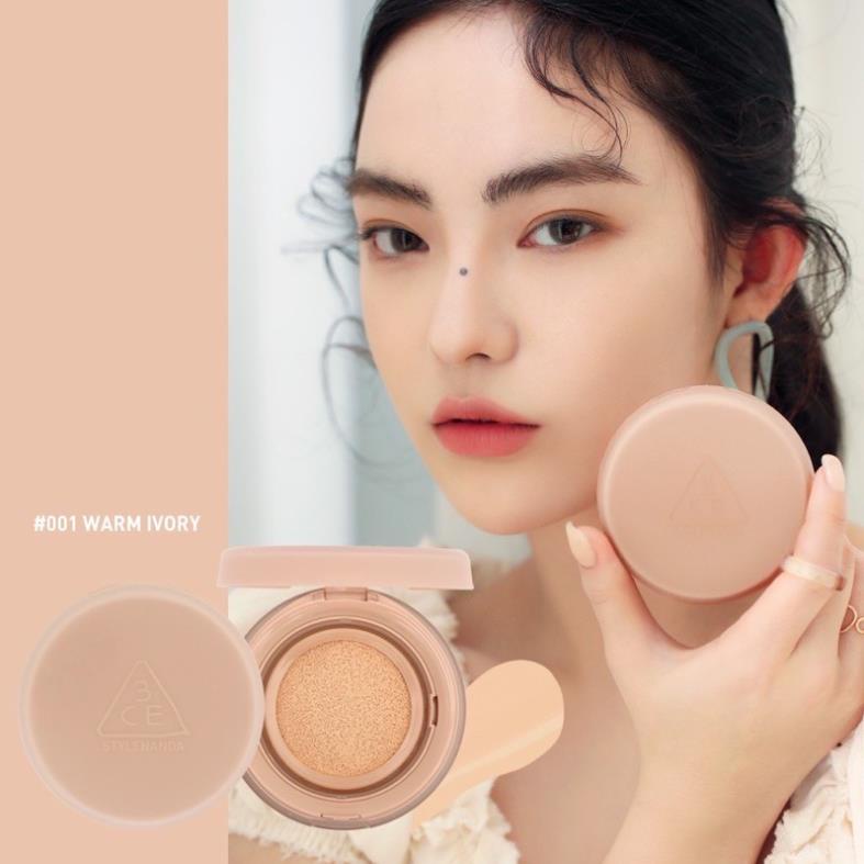 Phấn Nước 3CE GLOW CUSHION Cho Lớp Nền Căng Bóng 15g x 2 lõi | BigBuy360 - bigbuy360.vn