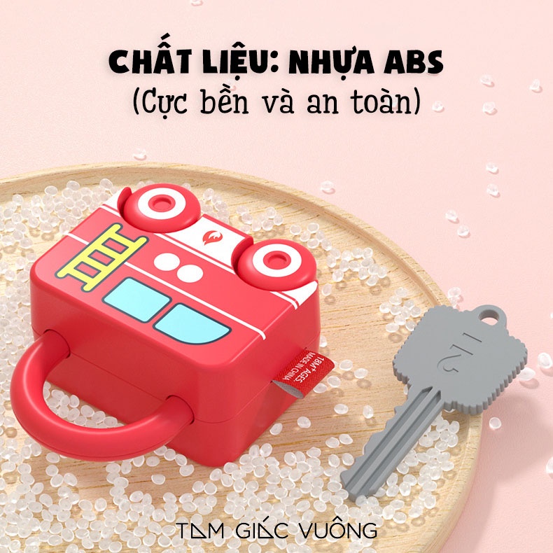 Đồ Chơi Trẻ Em Ô Tô Kiêm Ổ Chìa Khóa Bằng Nhựa ABS