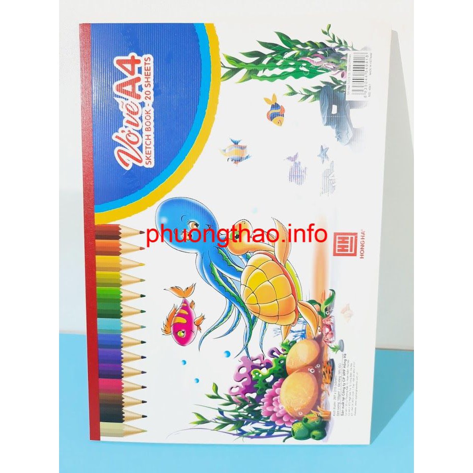 Vở vẽ Hồng Hà A4