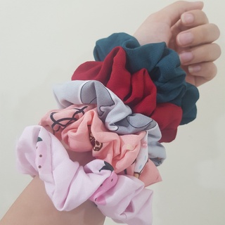Dây Buộc Tóc Scrunchies Dễ Thương