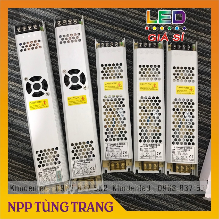 Nguồn led mỏng 12V 25A (300W) có quạt chuyên dụng | BigBuy360 - bigbuy360.vn
