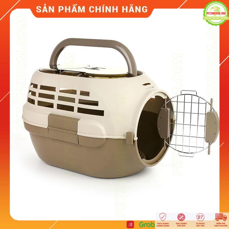 Lồng Vận Chuyển Hàng Không Cho Chó Mèo Cửa Tròn LS191