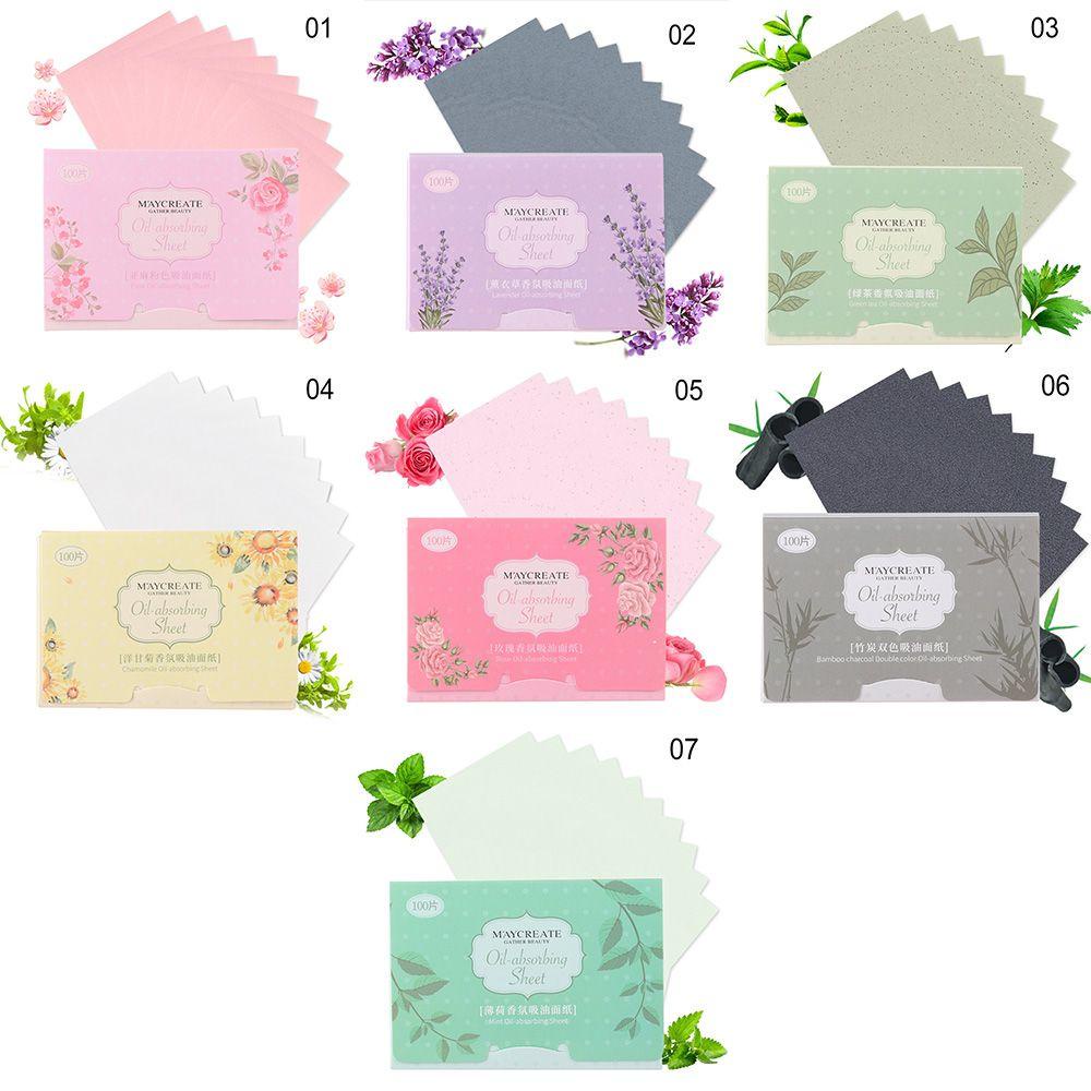Set 100 Tờ Giấy Thấm Nước Vệ Sinh Da Mặt Tiện Dụng