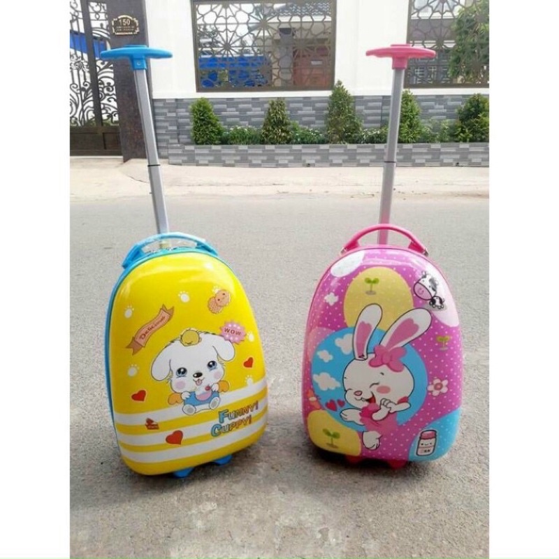 Vali kéo cho bé, vali du lịch cho bé size lớn 43x30x22cm