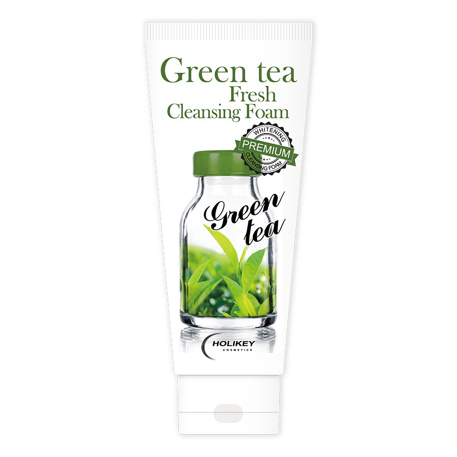 Sữa Rửa Mặt Trà Xanh Làm Trắng - Giảm Mụn Holikey Green Tea Fresh Cleansing Foam 100ml
