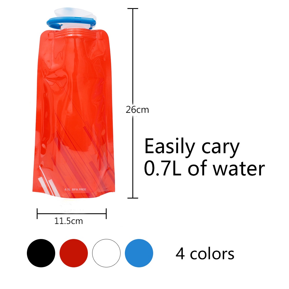 Túi Đựng Nước Dạng Mỏ Vịt 700ML Có Thể Tái Sử Dụng Tiện Lợi