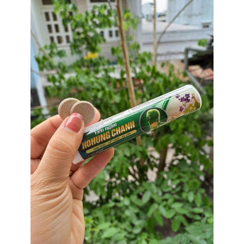Viên ngậm HoHung Chanh giai pháp cho viêm họng hạt, ngứa họng, ho rát họng kv tại họng diệt vi khuẩn