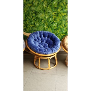 Ghế papasan mây xịn 100%(full ghế và đệm)