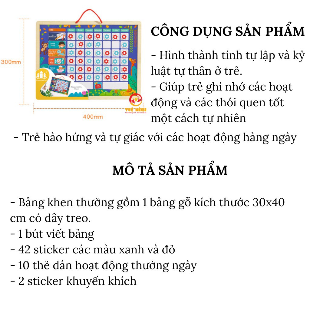 Bảng Thành Tích Khen Thưởng Kỷ Luật Các Ngày Cho Bé Rèn Tính Kỷ Luật