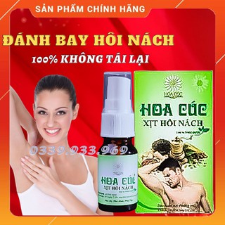(Chính Hãng) Xịt Triệt Hôi Nách Hoa Cúc - Ngăn Tiết Mồ Hôi - Giảm Thâm (Mẫu Mới)