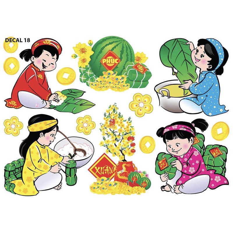 Decal tết năm 2021