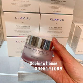 Kem dưỡng trắng da ngọc trai Klavuu White Pearl Station Enriched Divine Pearl Cream