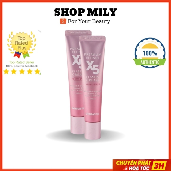Kem Trẻ Hoá Da Retinol X5 Elastin Cream 30ml Chính Hãng Hàn Quốc