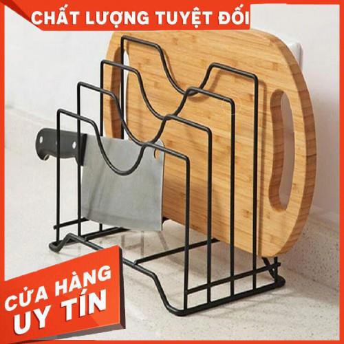 XẢ KHO+FREE SHIP Giá để dao thớt inox 4 ngăn