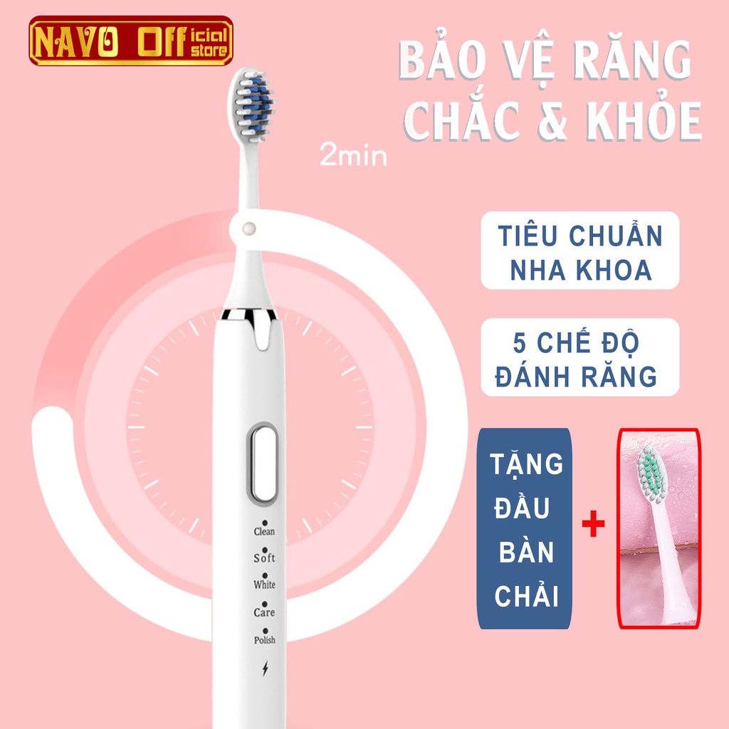 Bàn Chải Điện EVE Giúp Bảo Vệ Răng Chắc Khỏe - Làm Sạch Mảng Bám