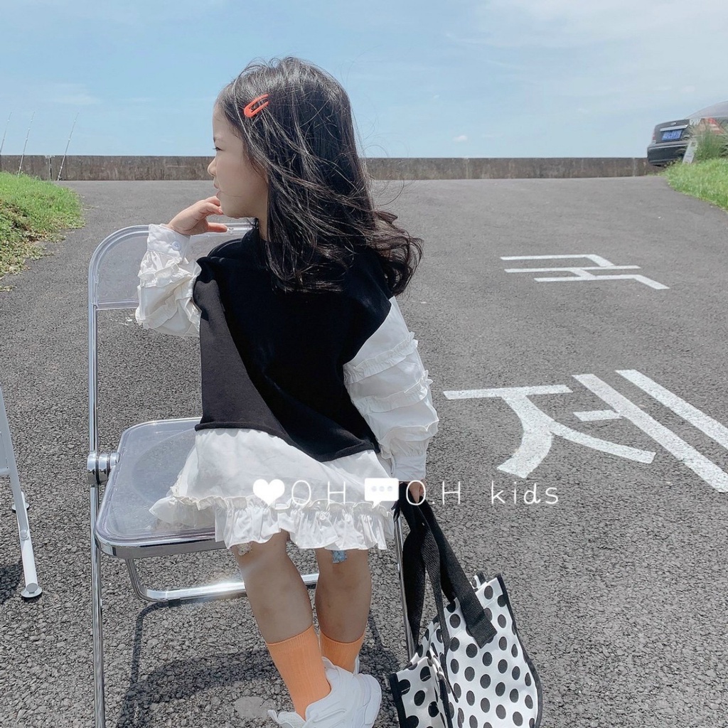 váy phốí bèo cho bé