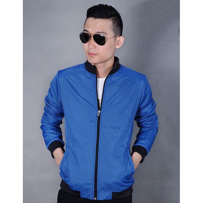 Áo khoác nam - Áo khoác dù trơn 2 lớp