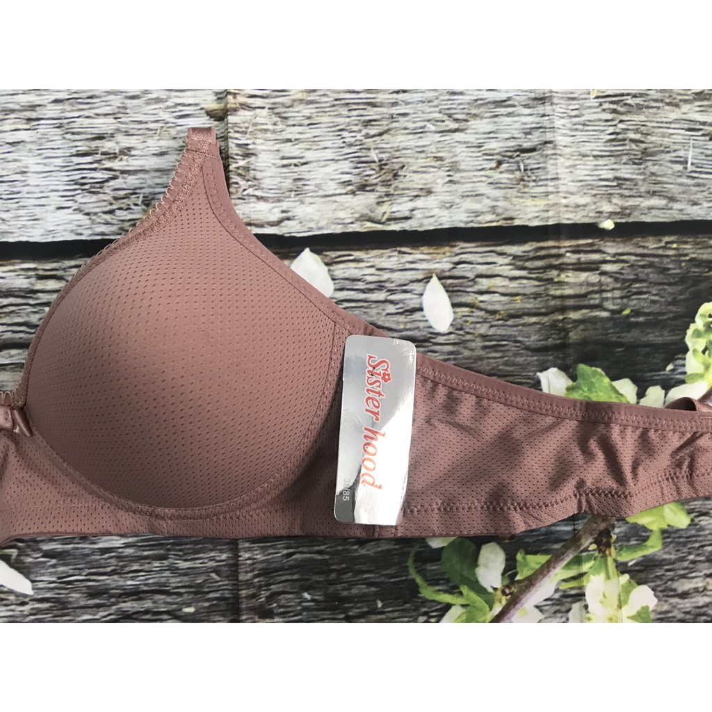 Áo lót không gọng, không đệm mút, thông hơi, áo ngực Thái Lan Sisterhood 6328, Lelur