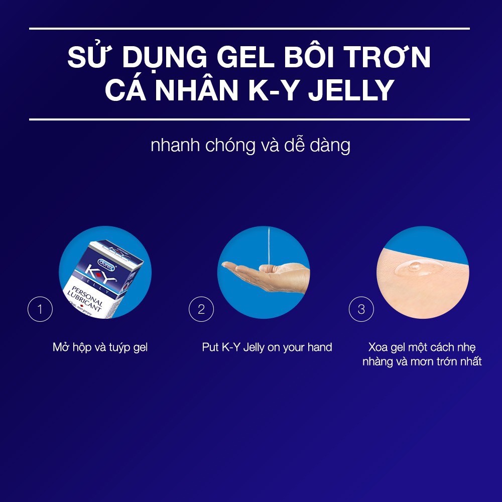 Gel Bôi Trơn Durex KY Jelly Tuýp 50g Chính Hãng - KOCODA