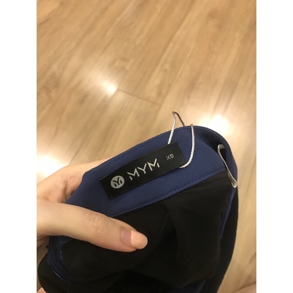 Quần cullotes mym xanh đen