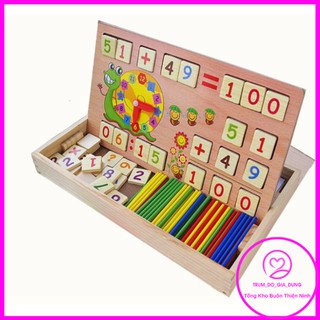 Bộ đồ chơi toán học có chữ số, bảng tính thông minh cho bé
