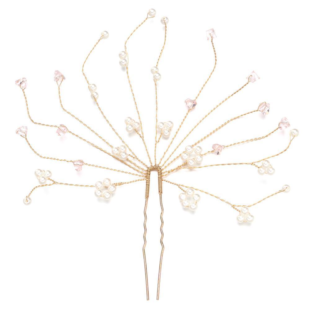 Kẹp Tóc NIUYOU|Kẹp Tóc Cô Dâu Đính Đá Sang Trọng