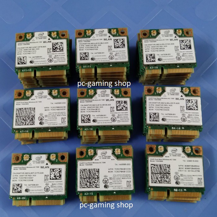 card wifi intel AC7260, card mạng không dây