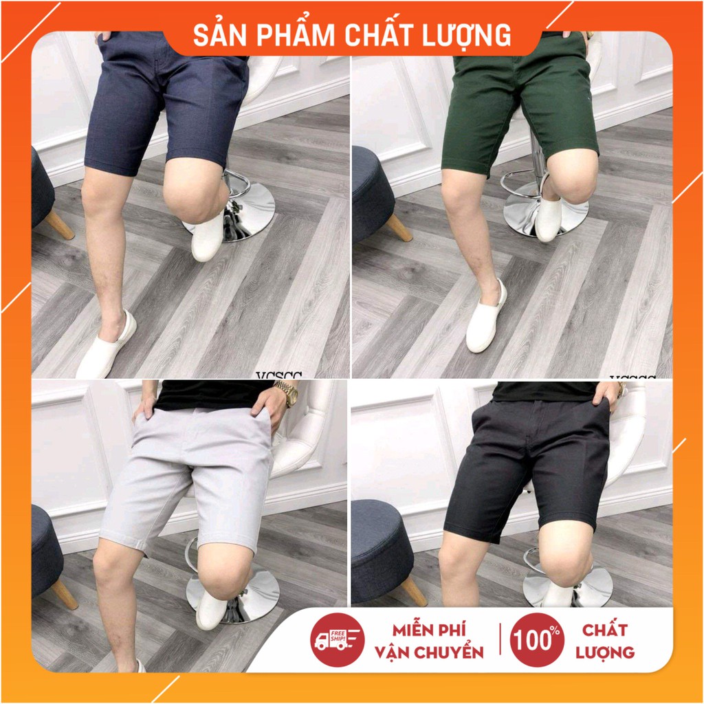 Quần short âu nam cao cấp đủ màu vai xịn form chuẩn như hình hàng xuất khẩu VBSHOP