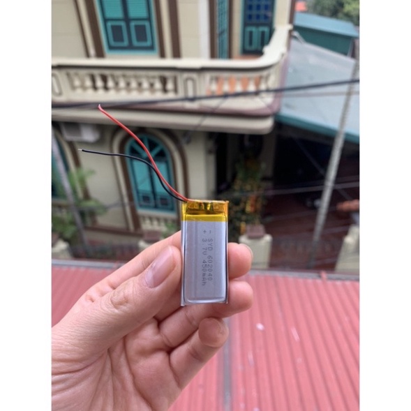 Pin Lipo Polymer 3.7V 450mAh 6x20x40mm  Chất Lượng Cao