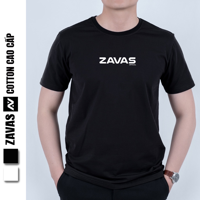 Áo thun store hàng hiệu cao cấp local brand ZAVAS cổ tròn ngắn tay vải dày mịn thoáng mát - Z07