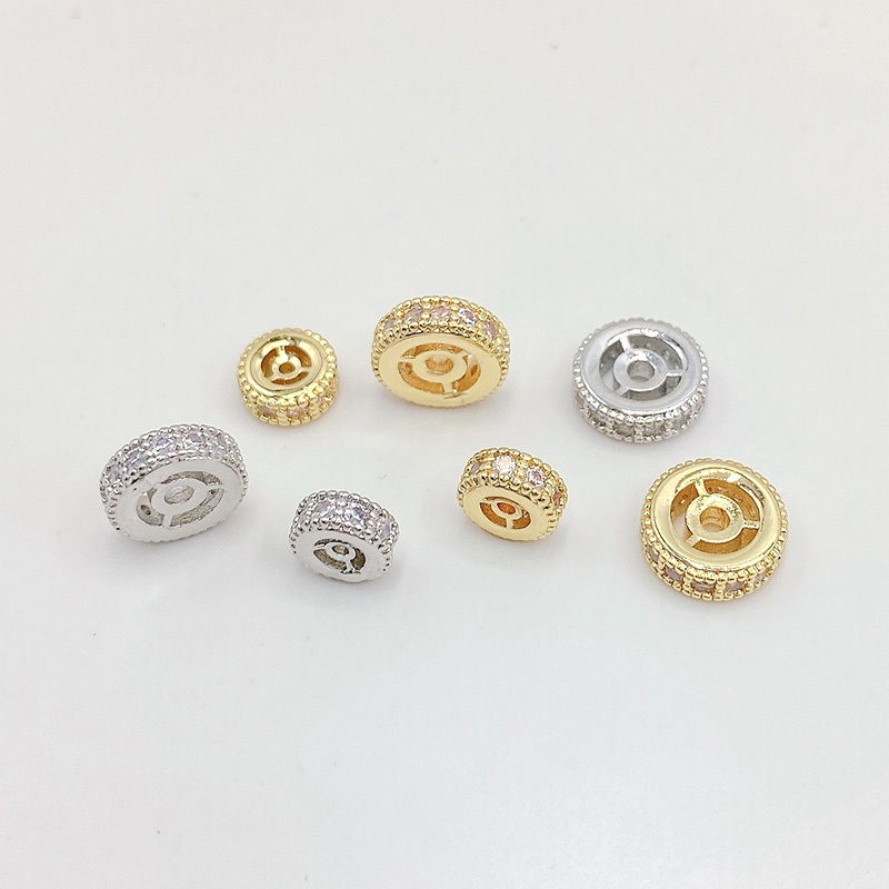 Hạt Đá Zircon Bằng Đồng 14K Nhiều Màu Sắc Dùng Làm Trang Sức/ Vòng Tay/ Dây Chuyền diy