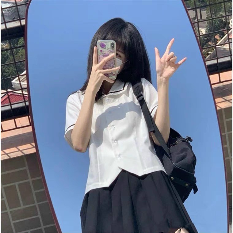 áo sơ mi kiểu hàn quốc A09011 hihishophaha | BigBuy360 - bigbuy360.vn