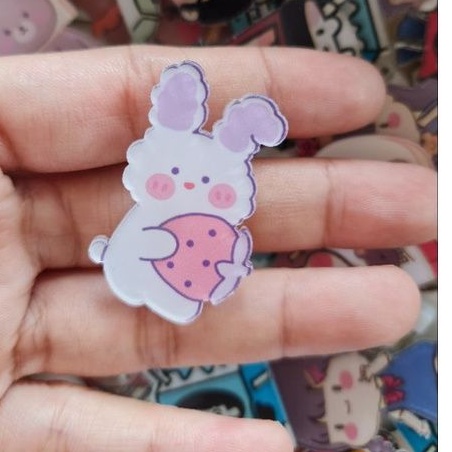 Pin, huy hiệu cài cặp, áo cute