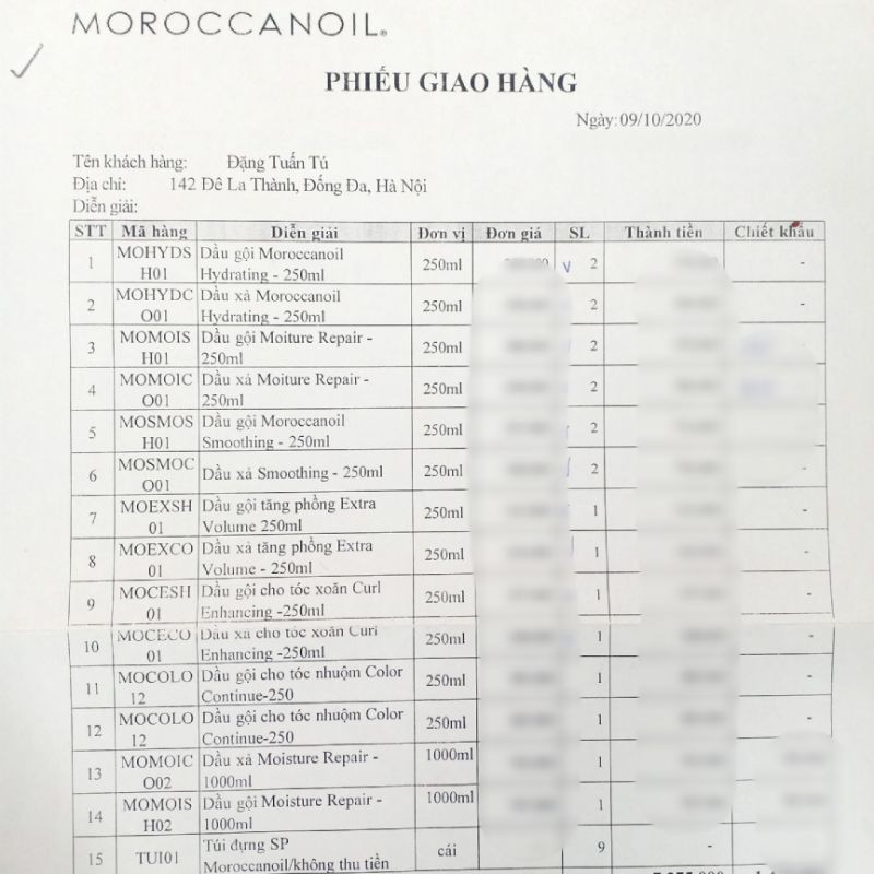 Thanh Lý Gội Xả Moroccanoil Phục Hồi, Dưỡng Ẩm, Suôn Mượt, Tăng Phồng