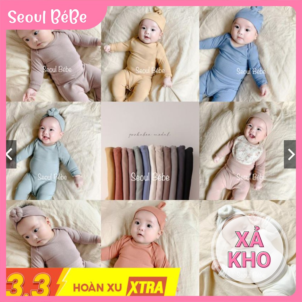 [SALE XẢ] Bộ dài trơn Modal bộ rời bộ Peekaboo 2020