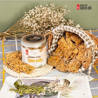 Bánh ngói hạnh nhân gạch đỏ 250g không đường, không tinh bột, 100% từ hạt, chuẩn keto