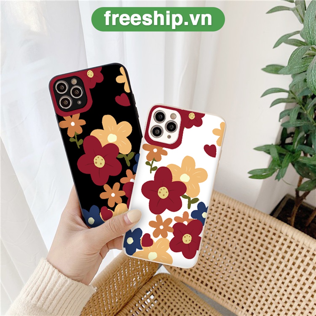 Ốp lưng iphone Red Flow cạnh vuông 6/6plus/6s/6splus/7/7plus/8/8plus/x/xr/xs/11/12/13/pro/max/plus/promax