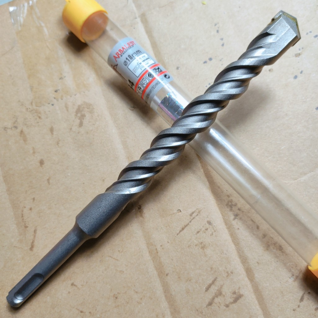 Combo 9 Mũi khoan bê tông 6-18mm, dài 110-180mm hàng cao cấp ARBALEST,dùng cho máy khoan bê tông phổ thông