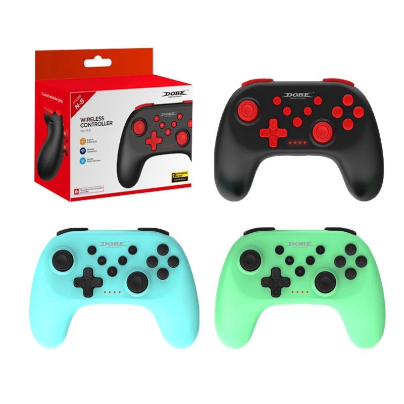 new pattern Switch wireless Bluetooth gamepad NSPRO gamepad vibration gyroscope one-button connection